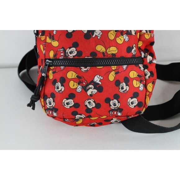 Vintage Disney Mickey Mouse All Over Print Distressed Mini Backpack Book Bag main image 7